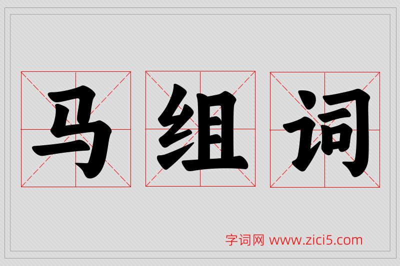 马字的组词