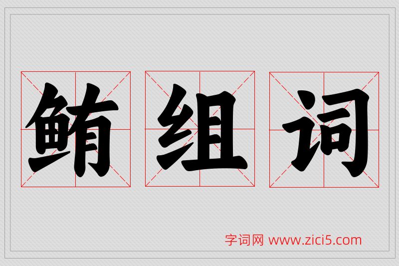 鲔字的组词